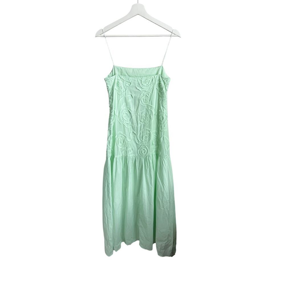 Bec & Bridge Haze Textured Floral Maxi Dress Mint Green Women's Size US 2 NWT - Picture 8 of 14